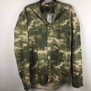 J. Crew Camo Longsleeves Shirt XL
